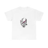 Swan Figure Unisex Heavy Cotton Tee