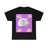 Flower swan Unisex Heavy Cotton Tee