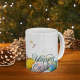 Happy Easter Swan Ceramic Coffee Mug