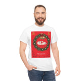 Christmas Swans Unisex Heavy Cotton Tee