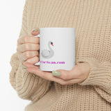 Love For swan.com Ceramic Mug 11oz