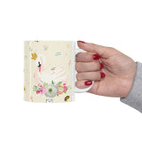 Charming Swan White Mug 11oz