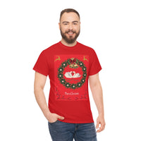 Christmas Swans Unisex Heavy Cotton Tee