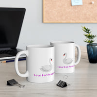 Love For swan.com Ceramic Mug 11oz