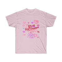 Cute Little Hearts with Swan Unisex Ultra Cotton Tee