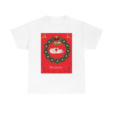 Christmas Swans Unisex Heavy Cotton Tee