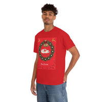 Christmas Swans Unisex Heavy Cotton Tee